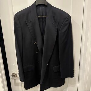 Boss Black Double-Breasted Blazer, fine 100 superwool